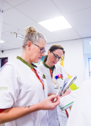 Sandra Bortels en collega's