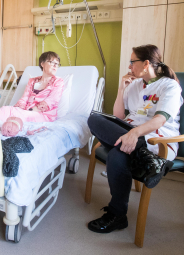 Oncocoach Sandra Bortels op ronde