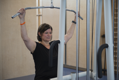 Henny Mattheus doet krachttraining