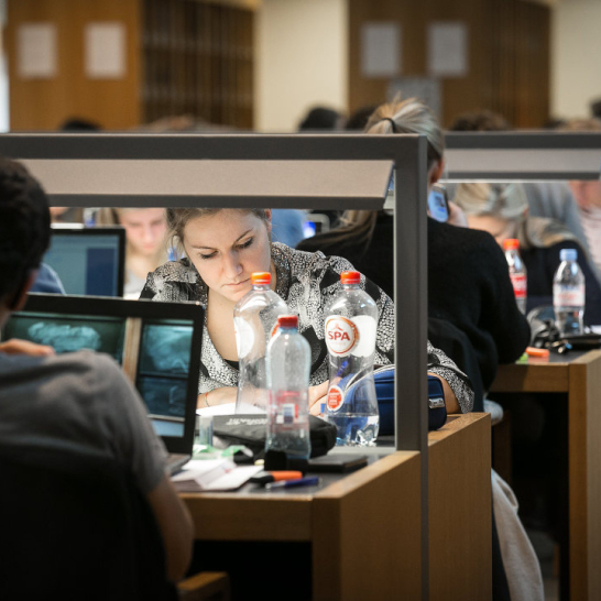 Studenten in studieruimte / Copyright: ID/Karel Hemerijckx