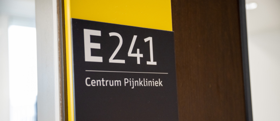 pijn bordje pijnkliniek AZ Groeninge