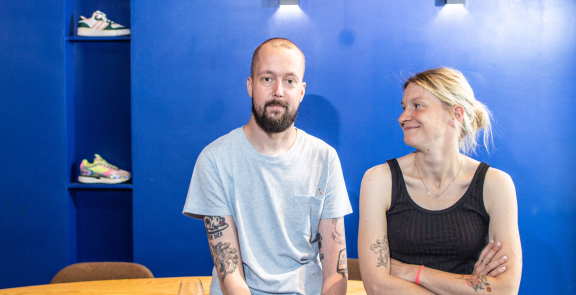 Tom van Lysebettens en Alison Roels