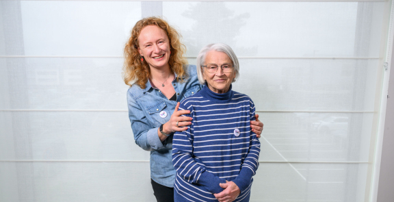 Lieve Michiels en haar mama