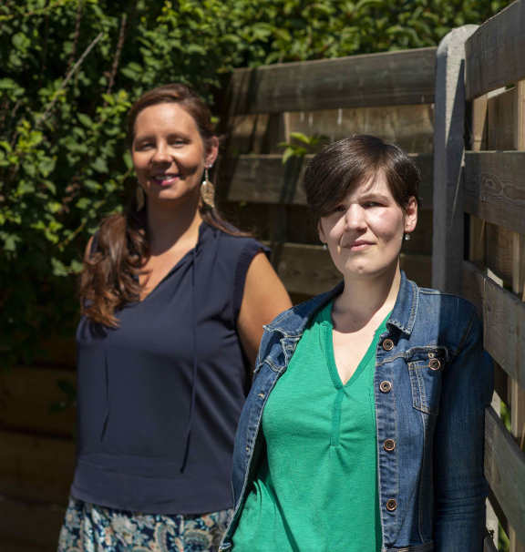 Kelly Vanlangenaker en Sofie Moors