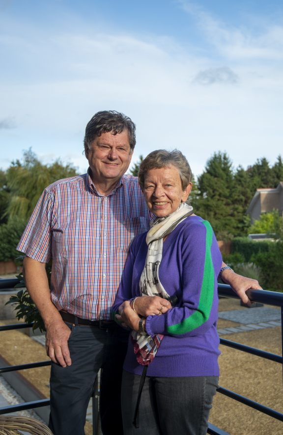 Firmin Pieck en echtgenote Chris