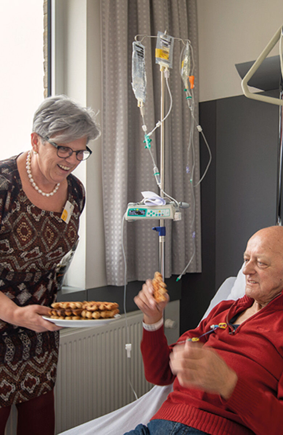 Toon en zorgvrijwilliger Greta