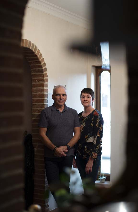 Dimitri Van Den Heuvel en echtgenote Christel 2