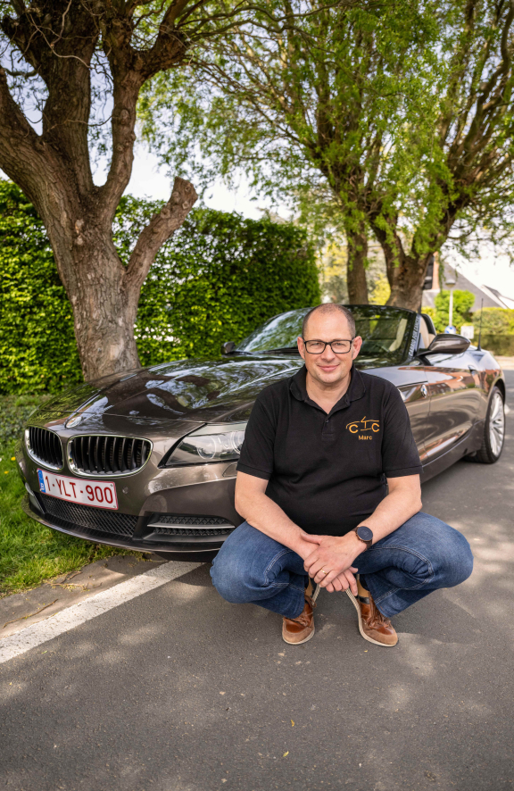 Marc Le Moine bij cabrio