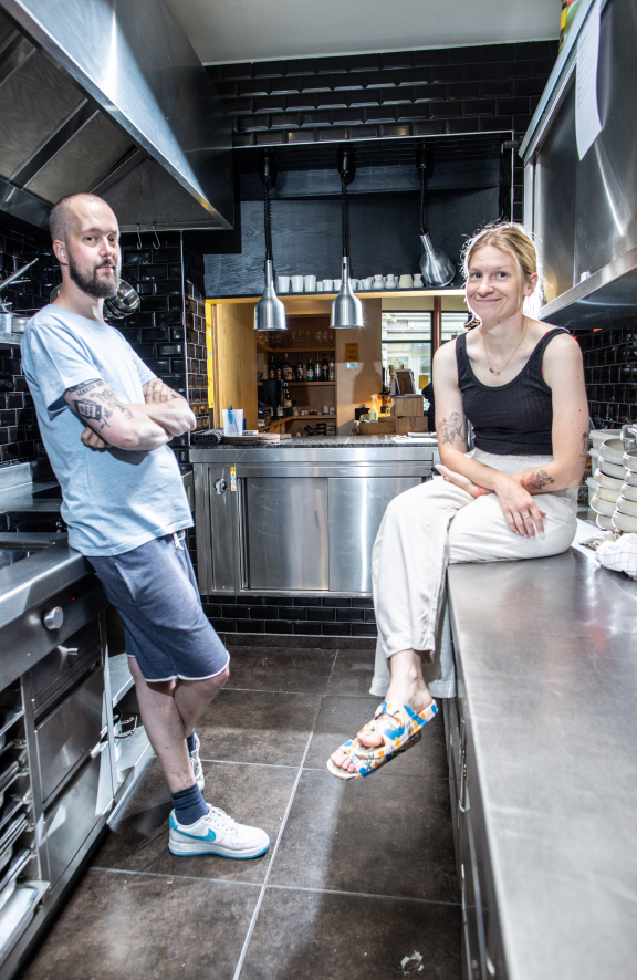 Tom van Lysebettens en Alison Roels