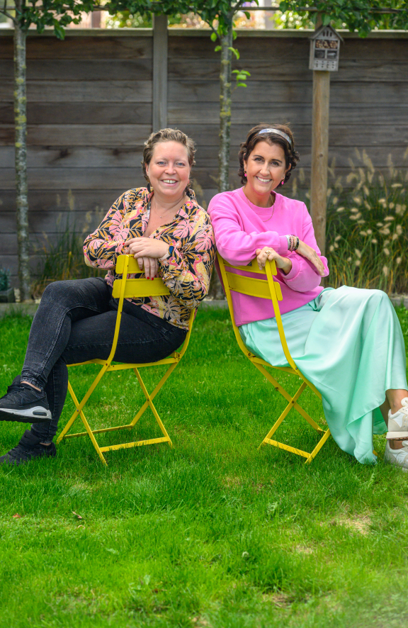 Sofie en Evy. Foto Joost Joossen