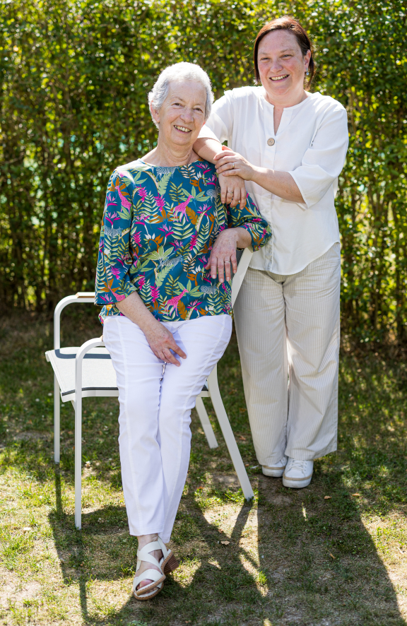 Miejeanne Eggermont en haar schoondochter Annelies De Droogh