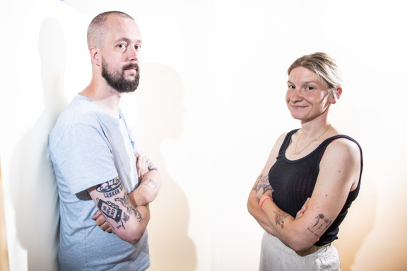 Tom van Lysebettens en Alison Roels