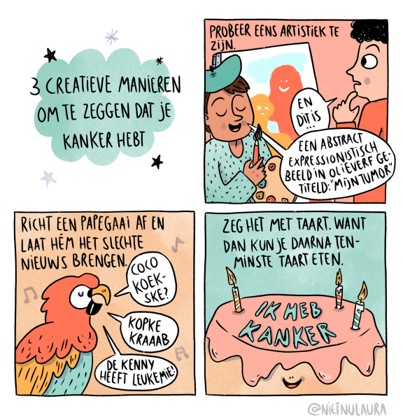 Hoe zeggen dat je kanker hebt