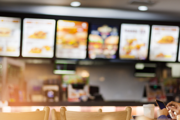 Fastfoodrestaurant ultrabewerkte producten - iStockphoto
