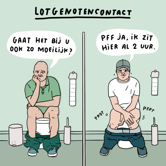 Cartoon lotgenotencontact